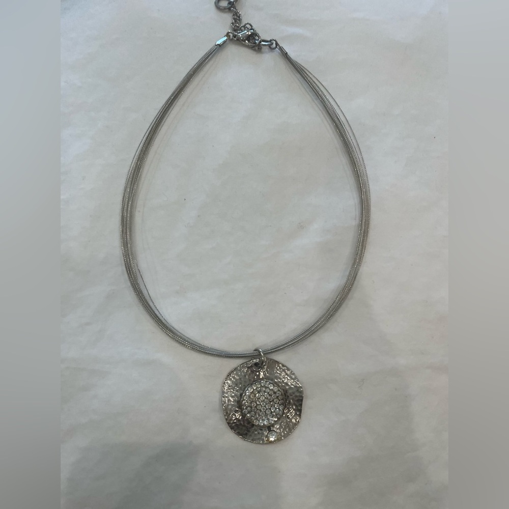 Silver Drop Necklace from Seasonal Whispers Tribeca NYC